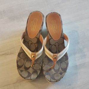 Coach Wedge Flipflops
